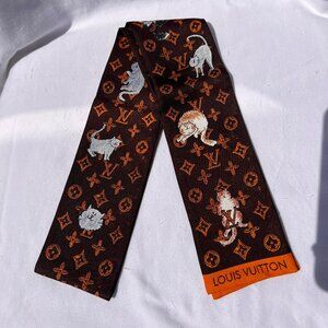 Louis Vuitton LV Catogram Silk Bandeau READ DESCRIPTION